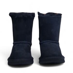 Ugg Bailey Bow II Black Boots Kids Size 8